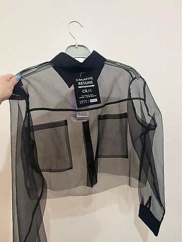 Zara Transparan bluz