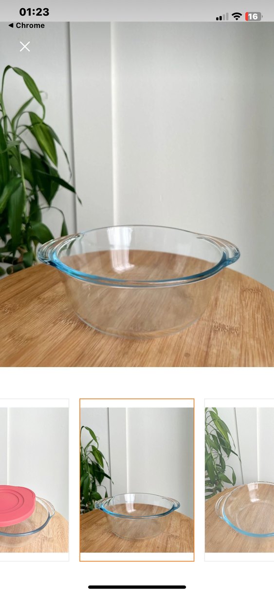 Borcam Kapaklı Yuvarlak Fırın Kabı Bordo - Görsel 2