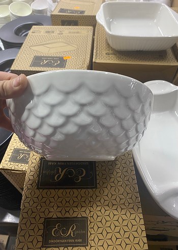 6 adet Beyaz 
Seramik Kase Seti - Görsel 3