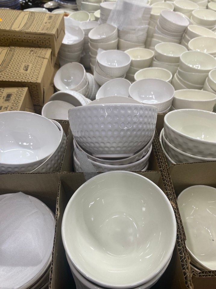 6 adet Beyaz 
Seramik Kase Seti - Görsel 2