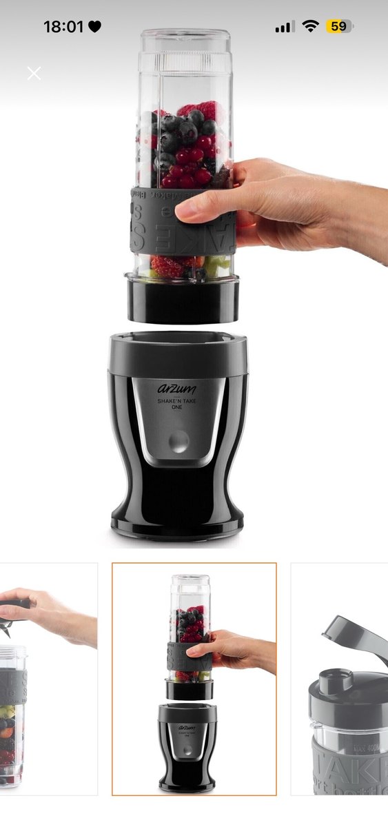 Arzum Shaken Take 300 W Blender 570 ml - Görsel 3