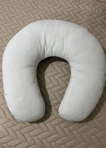 Yıldız Desenli Gri Emzirme ve Hamile Yastığı - Görsel 6