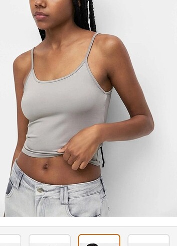 Pull bear askılı crop 