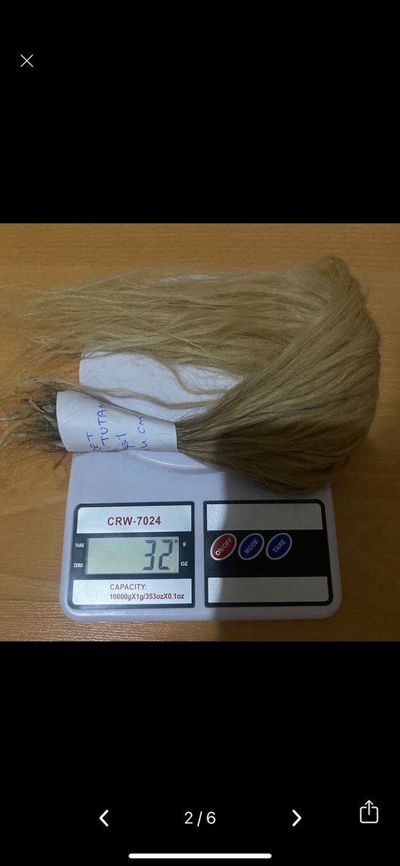 Gerçek saç platin kaynak 133 adet - Görsel 3