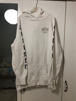 Beyaz kışlık sweat