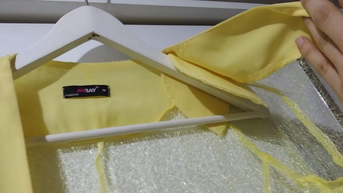 Kadın Sarı çeket - Görsel 4