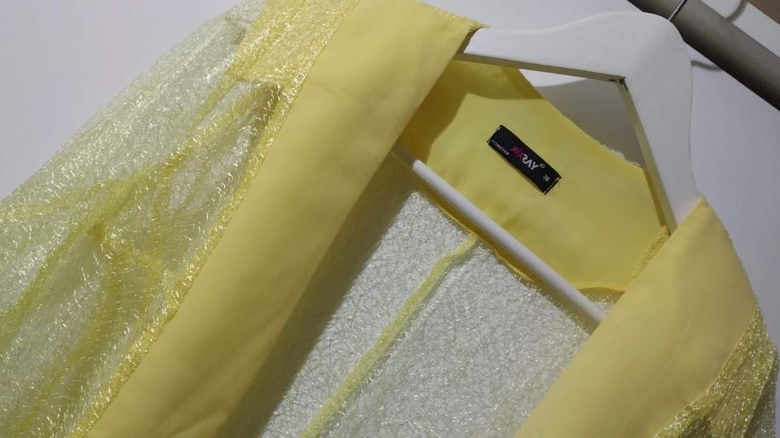 Kadın Sarı çeket - Görsel 2