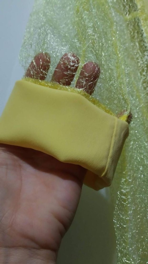 Kadın Sarı çeket - Görsel 3