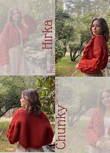 El Örmesi Crop Hırka