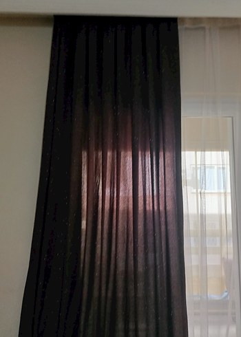 Modern Siyah Fon Perde - Görsel 2