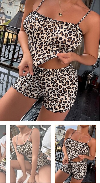 Pijama Takımı (Askılı-Şort)