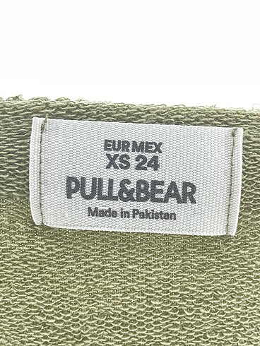 xs Beden yeşil Renk Pull and Bear Sweatshirt %70 İndirimli.
