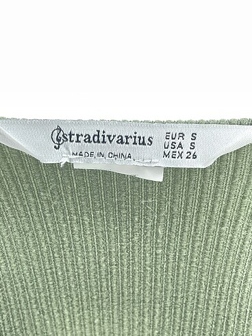 s Beden haki Renk Stradivarius Bluz %70 İndirimli.