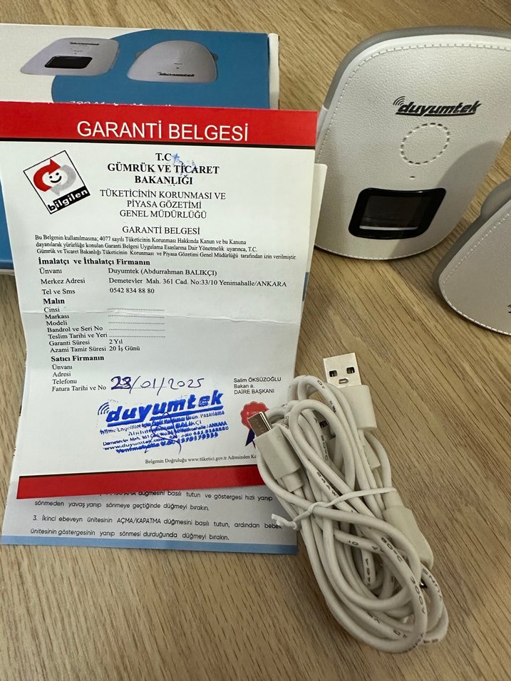 Duyumtek Bebek Telsizi 300 Metre Menzilli - Görsel 3