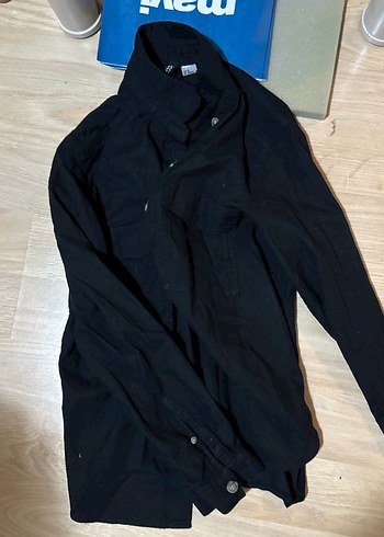 Düğmeli Siyah Hamile Midi Ceket - Görsel 3