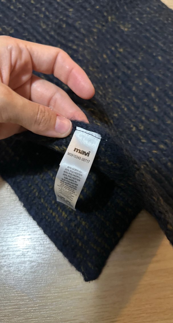 Siyah Erkek Midi Boy Atkı - Görsel 2