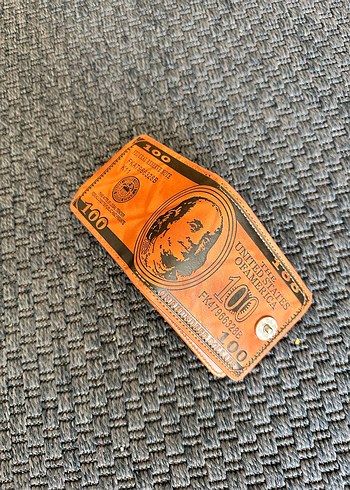 Dolar Desenli Kahverengi Erkek Cüzdan - Görsel 4