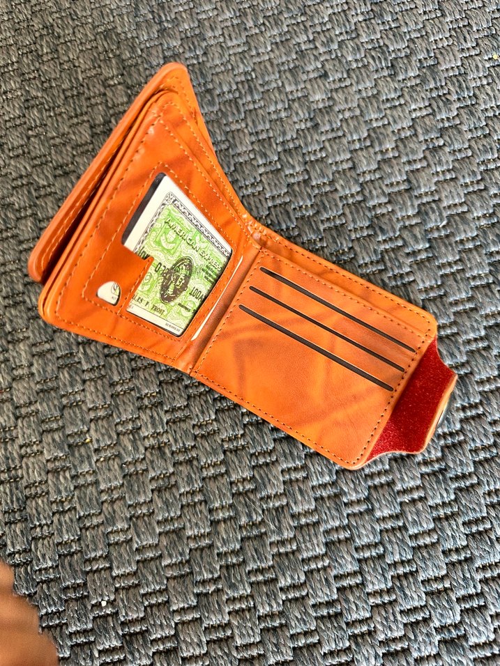 Dolar Desenli Kahverengi Erkek Cüzdan - Görsel 3