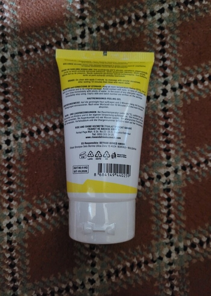 Rise & Shine Peeling Jel - Görsel 2