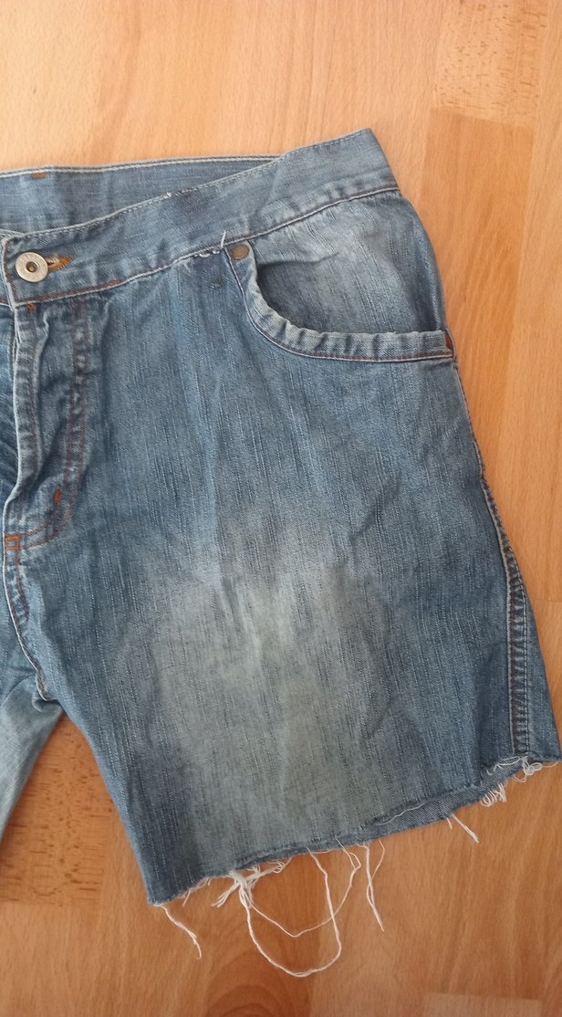 Mini Denim Şort - Görsel 3