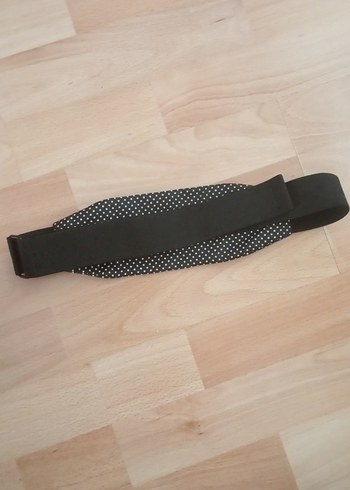 H&M Puantiye Desenli Siyah Bel Çantası - Görsel 7