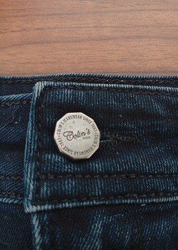 Colins Lacivert Midi Denim Etek - Görsel 8