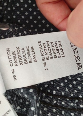 Colins Lacivert Midi Denim Etek - Görsel 5