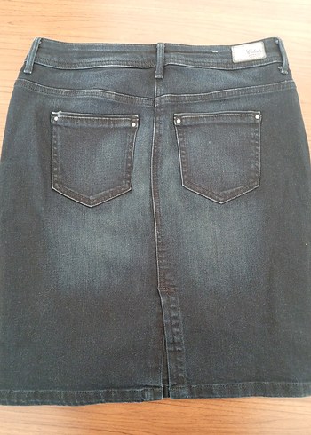 Colins Lacivert Midi Denim Etek - Görsel 2