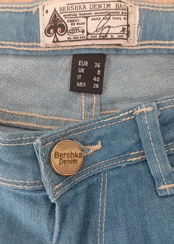 Bershka Mini Kadın Denim Şort