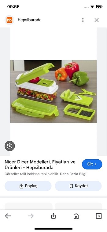 Diğer Nicer dicer set