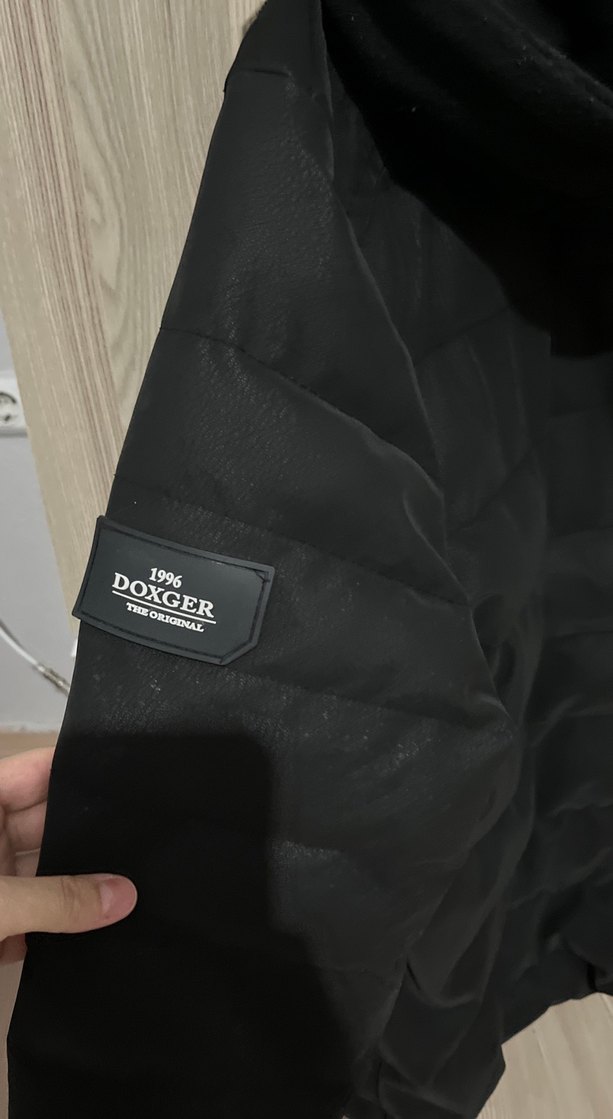 Siyah Fermuarlı Erkek Midi Mont - Görsel 5