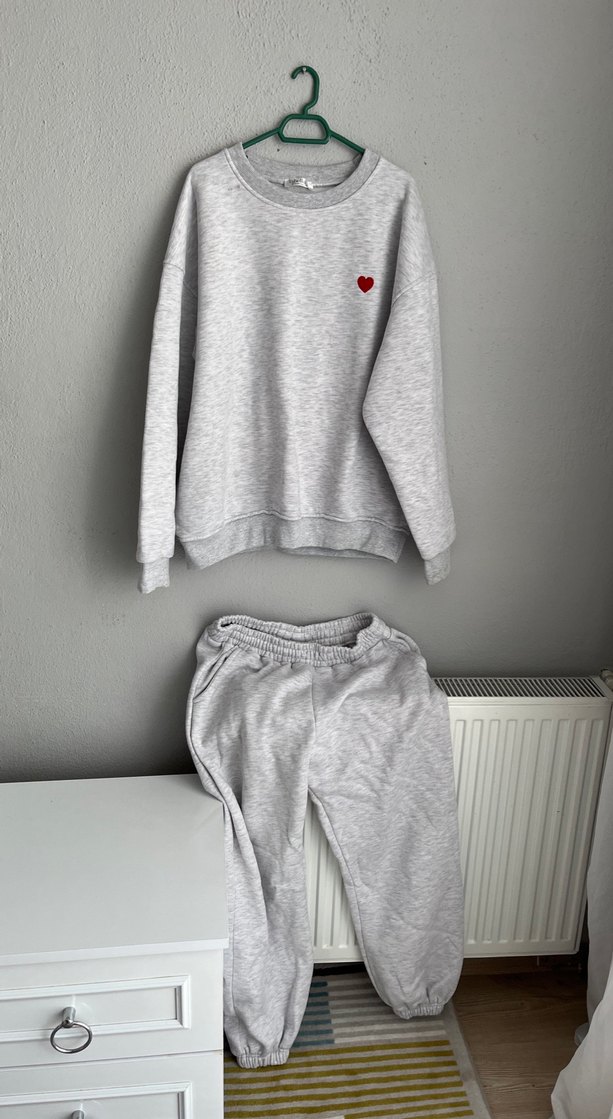 Gri Kadın Rahat Kesim Eşofman Altı - Görsel 2