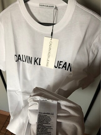 xxl Beden beyaz Renk Calvin Klein Unisex T-Shirt