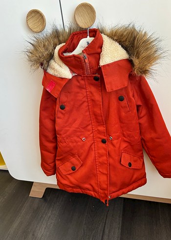 Kürklü çocuk mont - Görsel 3