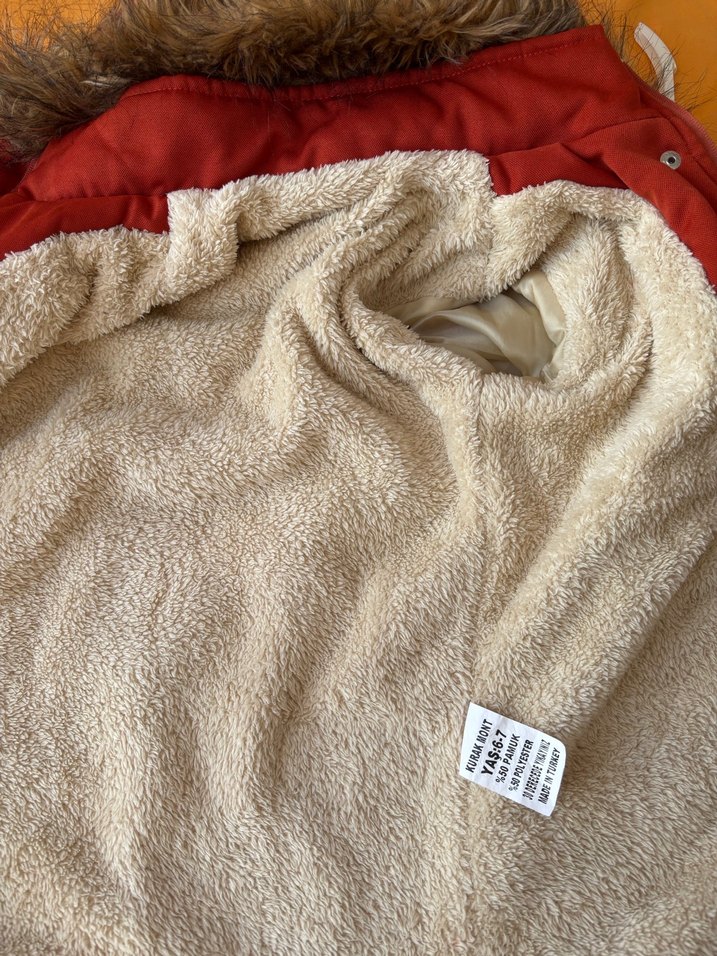 Kürklü çocuk mont - Görsel 2