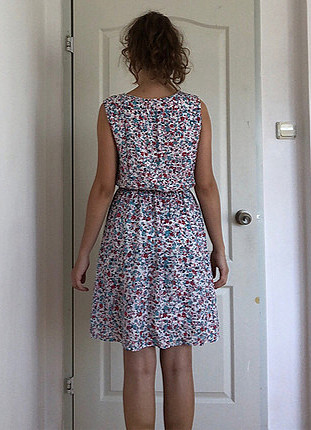 xs Beden çiçekli yazlık elbise