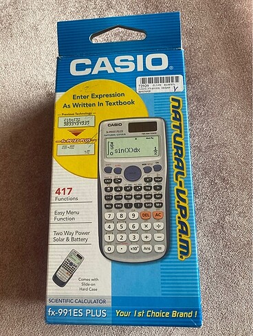 Casio hesap makinesi