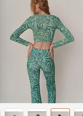 Zara Desenli crop