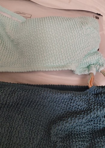 xl Beden mavi Renk Tek Omuz Mayo, Bikini