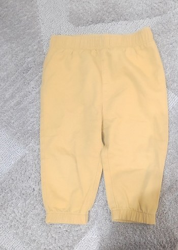 Sarı Düğmeli Erkek Çocuk Bol Kesim Pantolon - Görsel 3