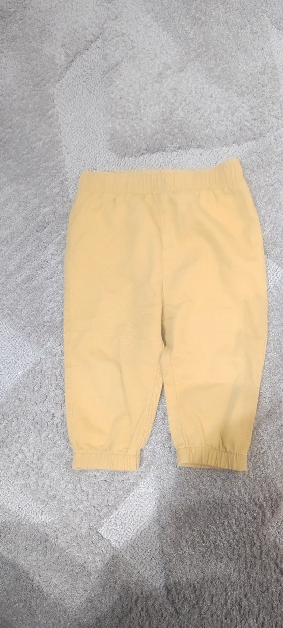 Sarı Düğmeli Erkek Çocuk Bol Kesim Pantolon - Görsel 3