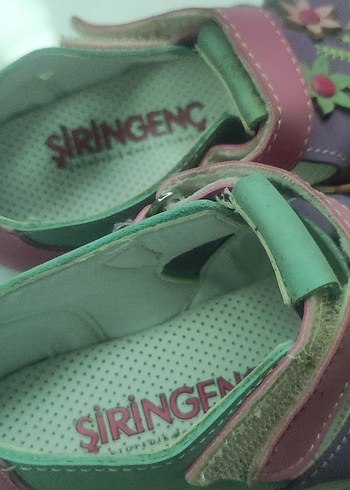 Çiçek Desenli Renkli İlk Adım Ayakkabısı - Görsel 5