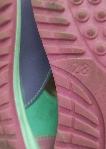 Çiçek Desenli Renkli İlk Adım Ayakkabısı - Görsel 6