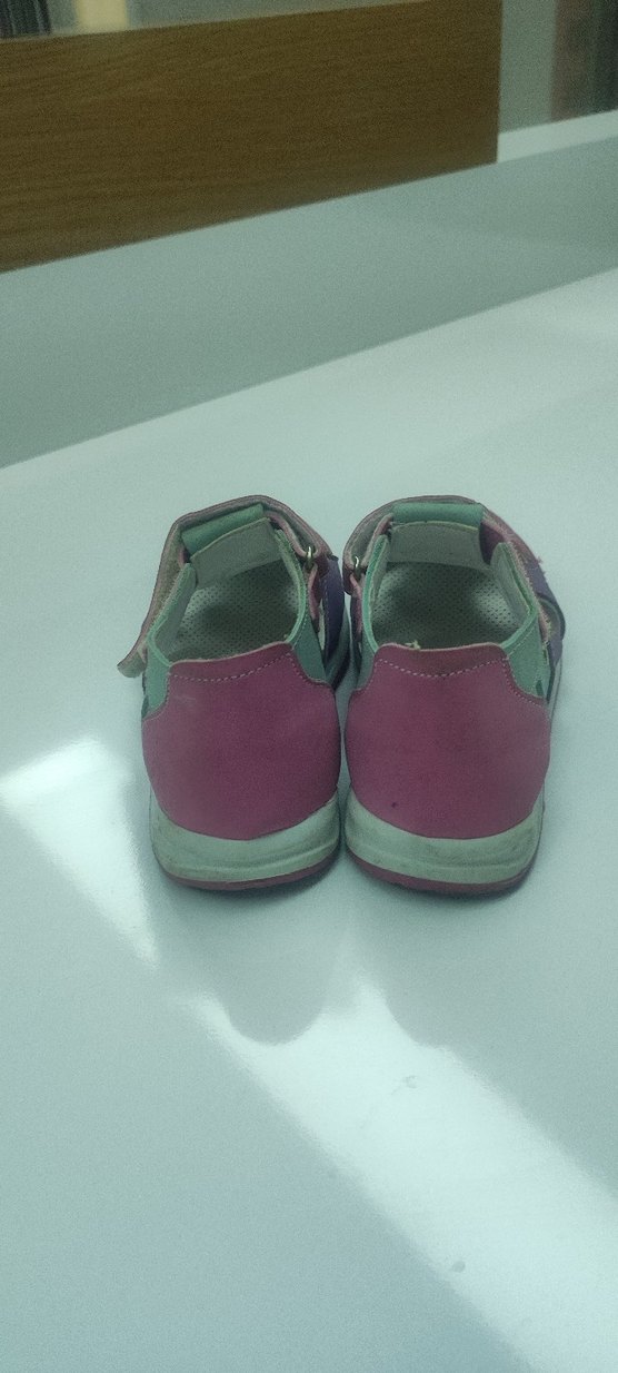 Çiçek Desenli Renkli İlk Adım Ayakkabısı - Görsel 4