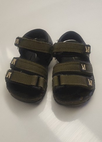 Kemerli Kamuflaj Desenli Erkek Çocuk Sandalet - Görsel 5