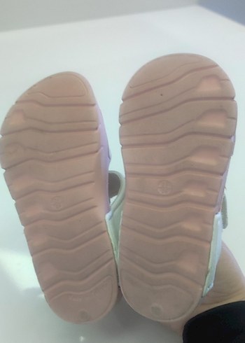 Kız Çocuk Pembe Desenli Cırt Cırtlı Terlik - Görsel 5