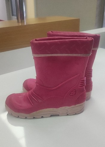 Pembe Kız Çocuk Lastik Çizme - Görsel 3