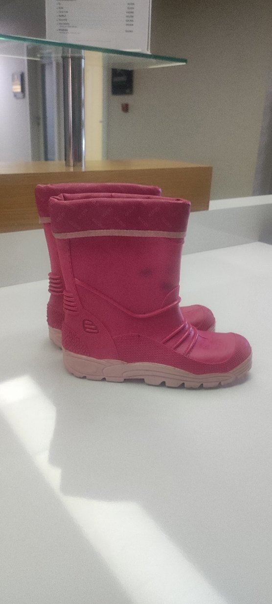 Pembe Kız Çocuk Lastik Çizme - Görsel 2