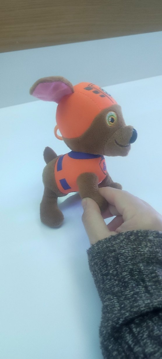 Renkli Kahverengi Peluş Oyuncak Köpek - Görsel 2