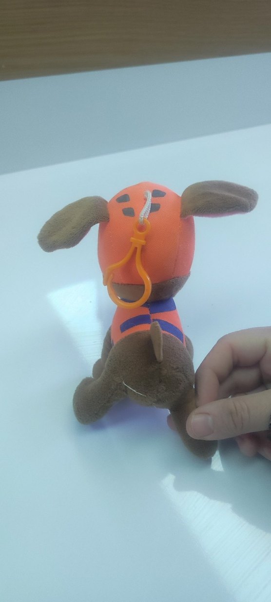 Renkli Kahverengi Peluş Oyuncak Köpek - Görsel 3